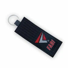 Fadi Premium BJJ Gi Belt Keychain Jiu Jitsu Martial Arts Key Ring Souvenir Gift