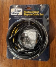 BIKE SHOP UNIVERSAL REPLACEMENT BICYCLE & OTHER MACHINE MODELS CABLE SET NEW