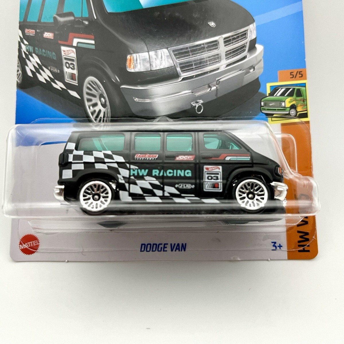 ホットウィール DODGE VAN 6台 Hot Wheels HW City Works '10 Action News 68 Custom '77 Dodge