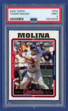 2005 Topps #632 YADIER MOLINA - 2nd Year Card - 10 All Star SLCards PSA 9 MINT