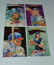 1994 DONRUSS - DIAMOND KINGS MO VAUGHN, RICK WILKINS, BRIAN HARPER, ALBERT BELLE