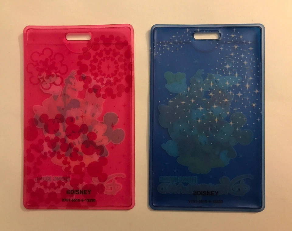 2 香港迪士尼乐园迪士尼行李箱标签米奇米妮黛西高飞冥王星唐纳德 — 第 3/4 张图片