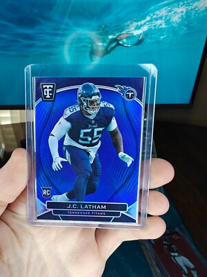 2024 Panini Totally Certified J.C. Latham BLUE /149 (RC) COLOR MATCH
