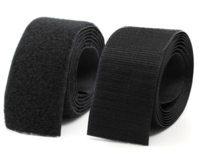 Velcro  Brand 2'' Inch Wide Black Hook and Loop Set - SEW-ON TYPE - 2 YARDS