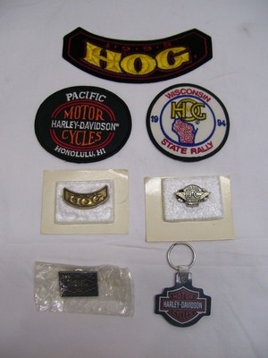 7 Vintage Genuine Harley Davidson Motorcycle Patches and ...