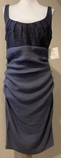 SUZI CHIN for MAGGY BOUTIQUE Womens Blue Evening Cocktail Dress NWT - Sz 10
