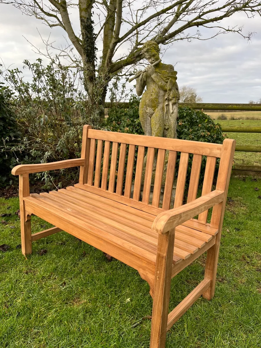 Orange 2024 outdoor bench