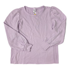 NEW Member's Mark Purple Fashion Puff Sleeve Sweatshirt Women's Medium M