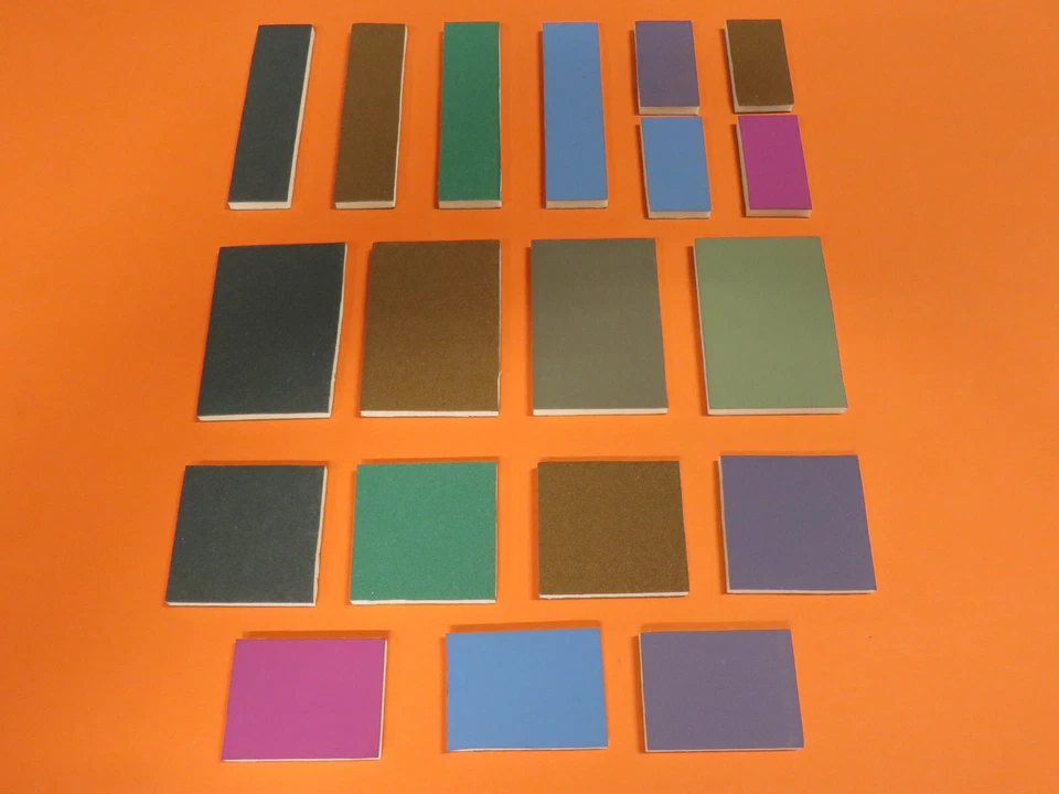 Micro Mesh MM Schleif Soft Pads 1500- 12000 Schleifpapier versch. Größen