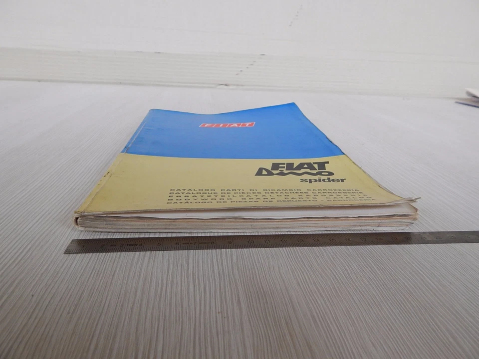 CATALOGO PARTI DI RICAMBIO SOLO CARROZZERIA ORIGINALE FIAT DINO SPIDER 1968 - Immagine 2 di 4