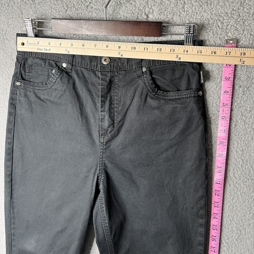 Ring of Fire Damen Hose Größe 20 Schwarz Chino Gerade 5 Taschen Freizeit W29 L28 - Bild 9 von 14