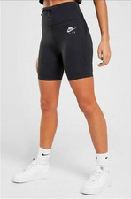 New Nike Air Tight Bike Shorts CZ9410-010 Black Women's Small
