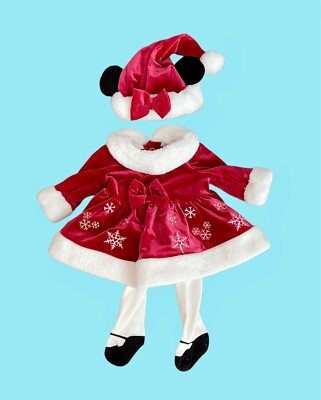 Baby Girls 0-3 Months Disney Minnie Santa Christmas Dress | eBay