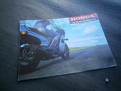 Autokatalog Werbung Motorrad Prospekt Honda Les Trans-Continentales VF-VR  