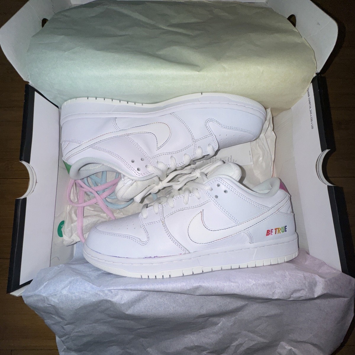 Size 9.5 - Nike Dunk SB Low Be True 196150082055| eBay