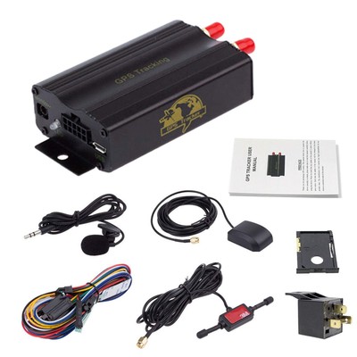 Vehicle Car GPS Tracker TK103A, GSM Alarm SD Card Slot Anti-Theft Realtime Sp...