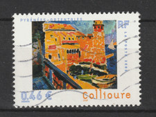 Timbre français oblitéré Collioure YT 3497 année 2002