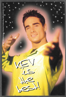 BACKSTREET BOYS 1997 Striker 4x6 Photocard - #88 KEVIN RICHARDSON