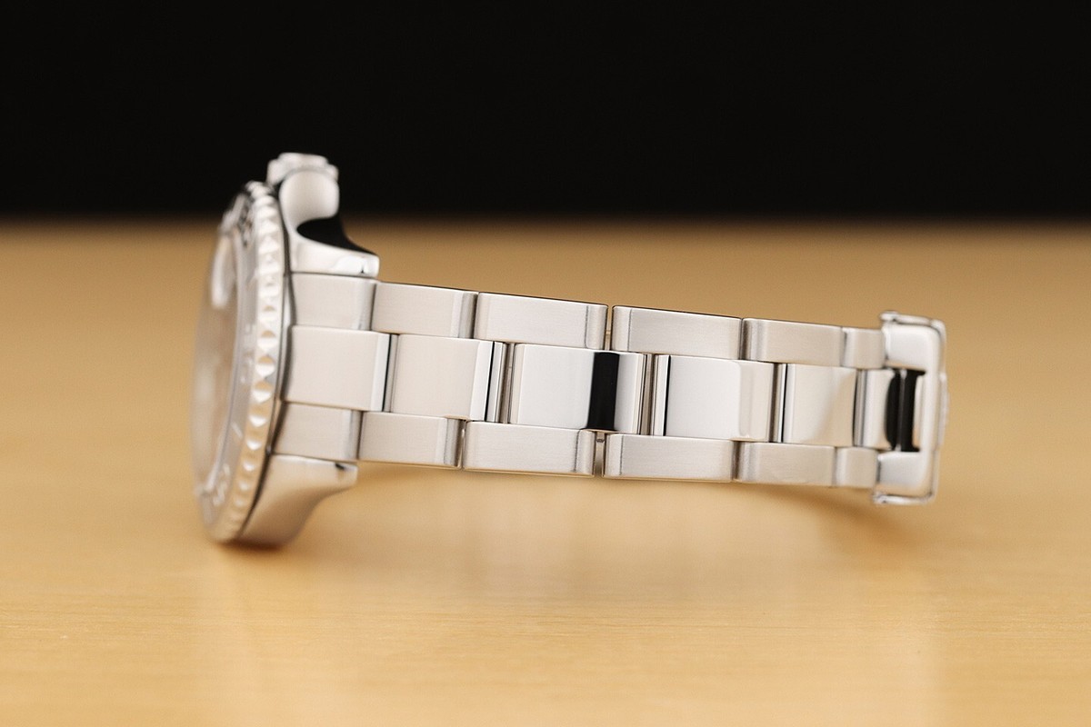 ROLEX LADIES YACHT-MASTER 169622 PLATINUM DIAL STAINLESS STEEL