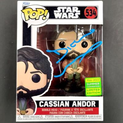 Diego Luna signed Cassian Andor Funko Pop! Star Wars autograph (C