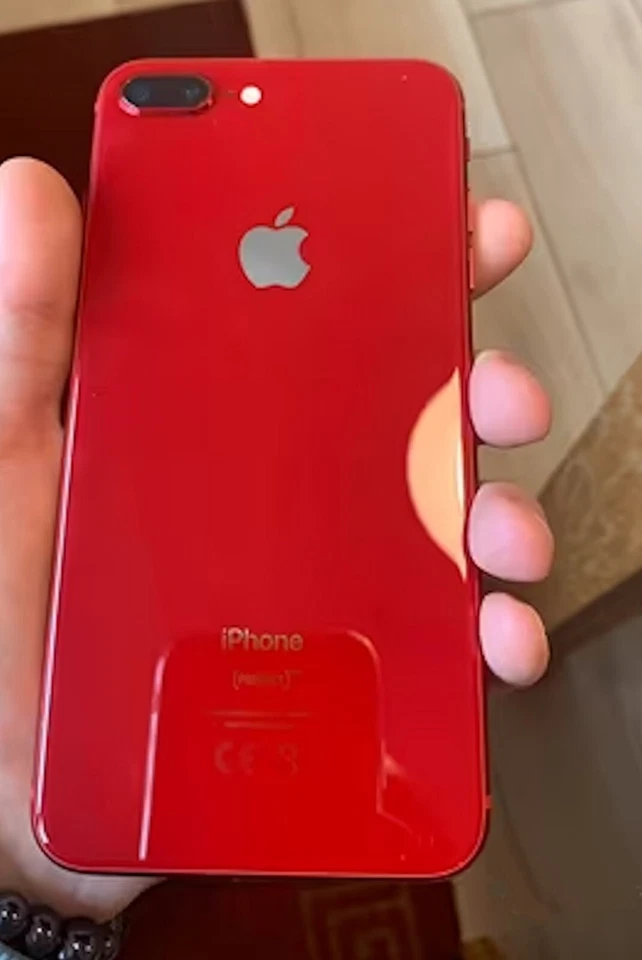 Apple iPhone 8 PLUS  64 GB  ROSSO ( RED )  Grado A+++  Batteria 100% - Immagine 3 di 4