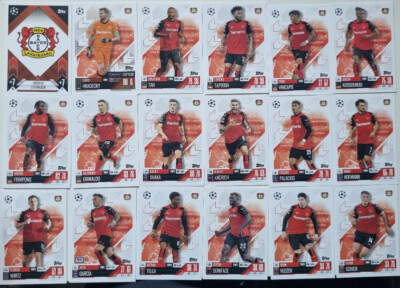 Topps Match Attax Champions League 2024-25 18x Bayer 04 Leverkusen