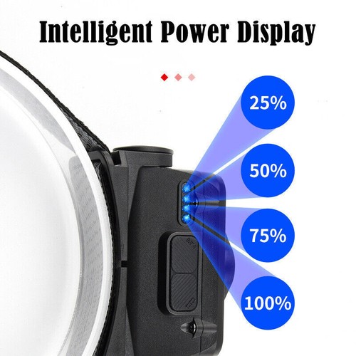 Faro LED COB COB Linterna Antorcha USB Recargable Impermeable Sensor - Imagen 13 de 20