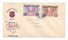 HONG KONG 1946 VICTORY ON ILLUSTRATED FDC