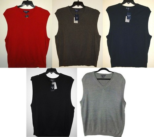 Supima Cotton V-Neck Sweater Vest M 