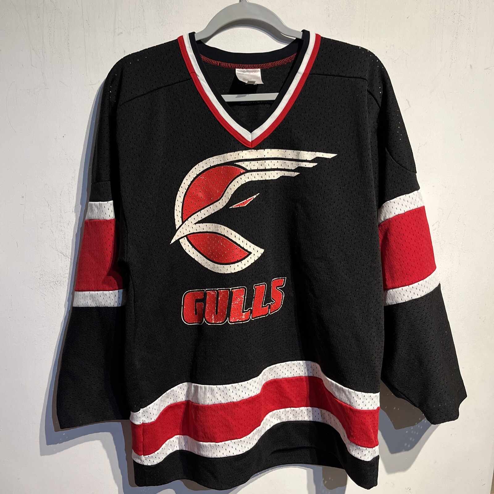 rare-vintage-bauer-prowear-san-diego-gulls-black-hockey-jersey-mens
