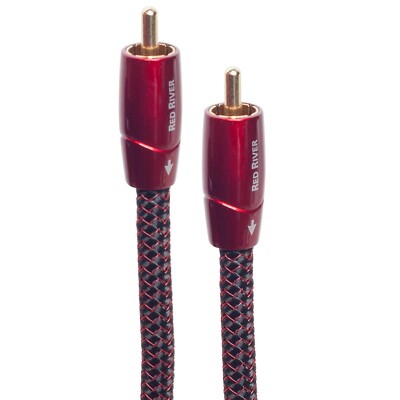 AudioQuest Red River Interconnect Cable RCA To RCA .5 Meter Pair