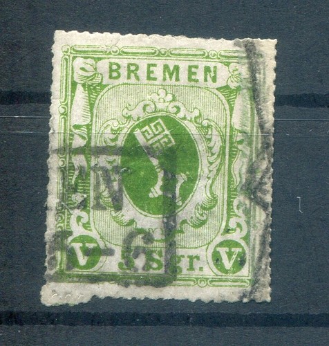Bremen 9C Beautiful Piece Gest. * MH 600EUR (T6218