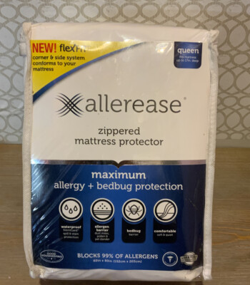   Allerease Maximum Allergy+BedbugProtection,Queen,Without Original Packaging