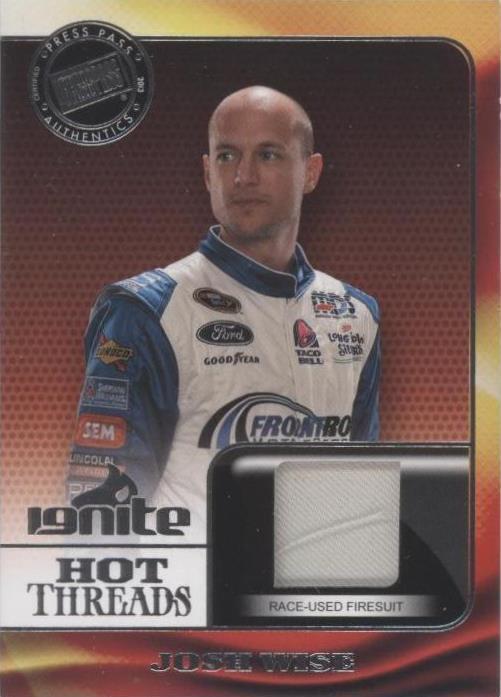 2013 Press Pass Ignite - Josh Wise #HT-JW - 1 of 1