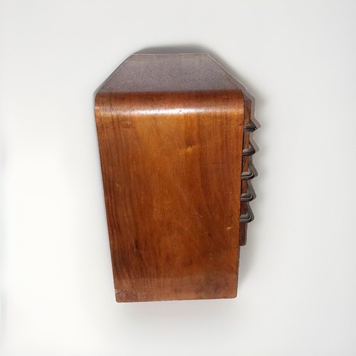 Vintage antica Radio d'epoca valvole Siare Crosley 257A Razionalismo 1935 design - Foto 4 di 5