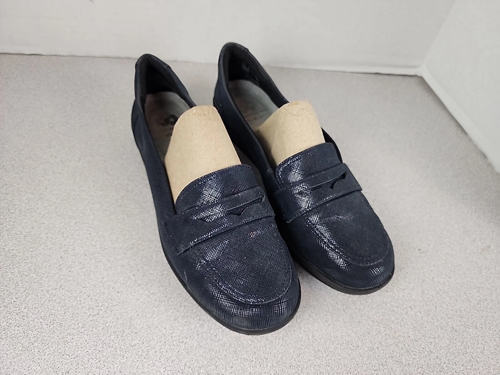 Mocassini slip on Clarks Cloudsteppers donna 7 M blu