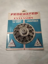 Federated 6 Inch Replacement Speaker Model 601  6 Watts 8 OHM Loudspeaker NOS