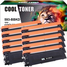 10Pack E310 593BBKD Black Toner For Dell E310DW E515DN E515DW E514DW 593-BBKD