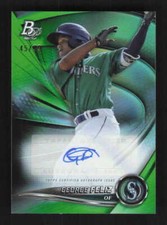 George Feliz 2022 Bowman Platinum Top Prospects Green Mariners #/99 #TOP-77