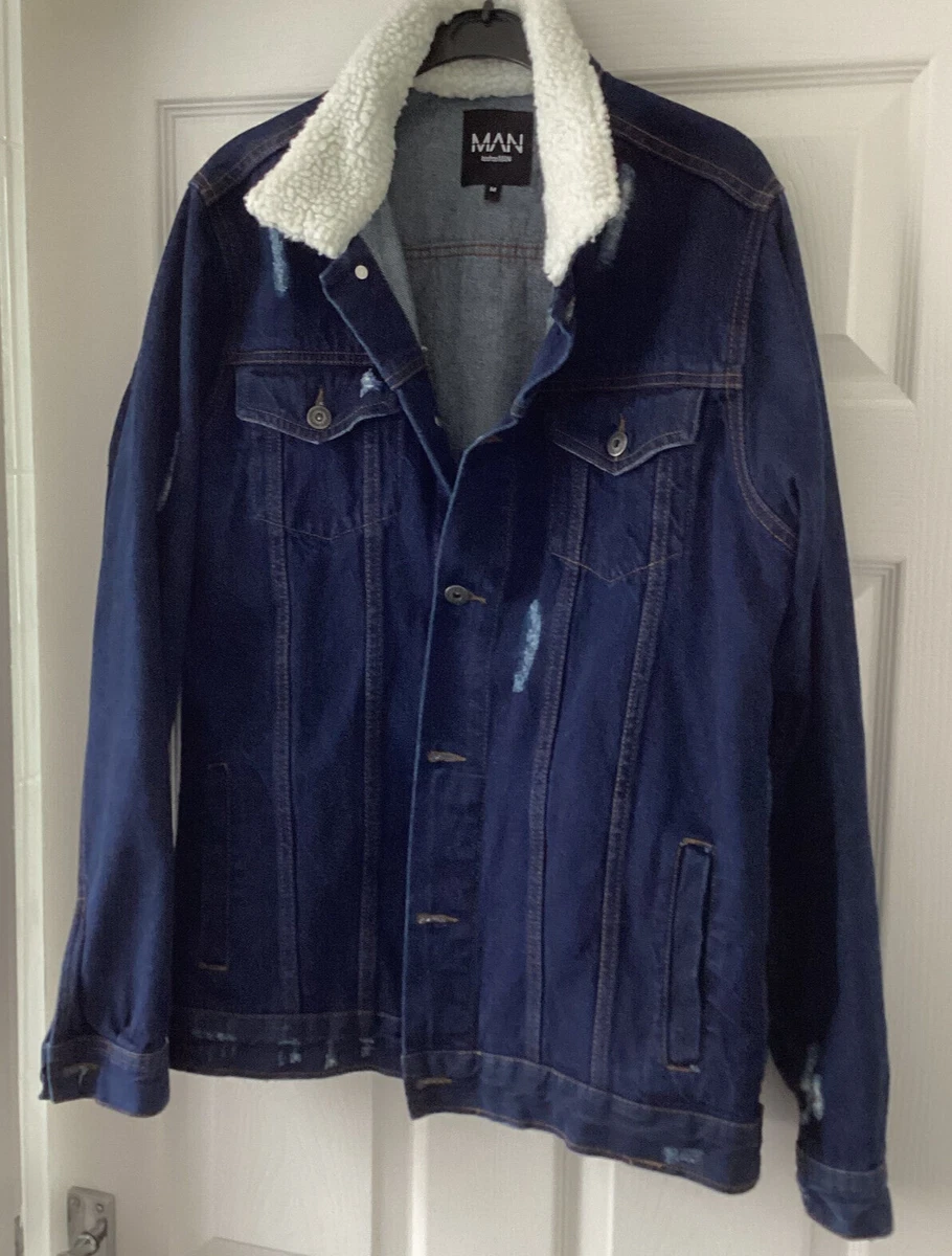 Boohoo borg deals trucker jacket