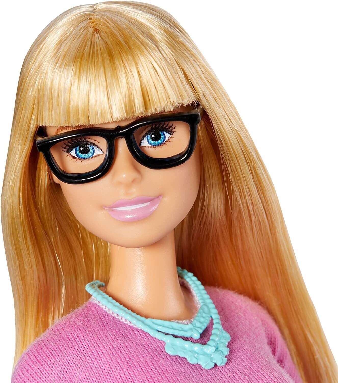 BARBIE Teacher Doll, Blonde with Accessories,Gift for 3 to 7
