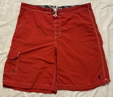 Polo Ralph Lauren Men's XL Red Swim Trunks Shorts Board Shorts Pony
