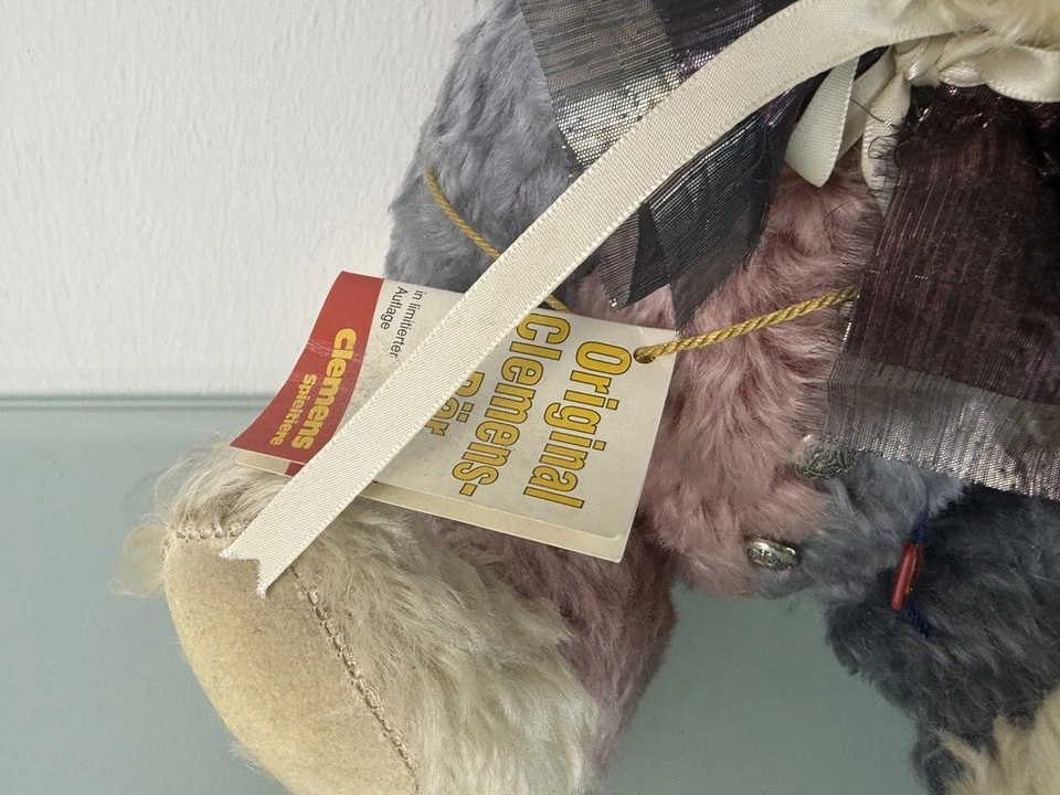 Sammler Teddy Bär Künstlerbär Clemens 38 cm Zustand Siehe Fotos etwas verstaubt - Bild 3 von 3