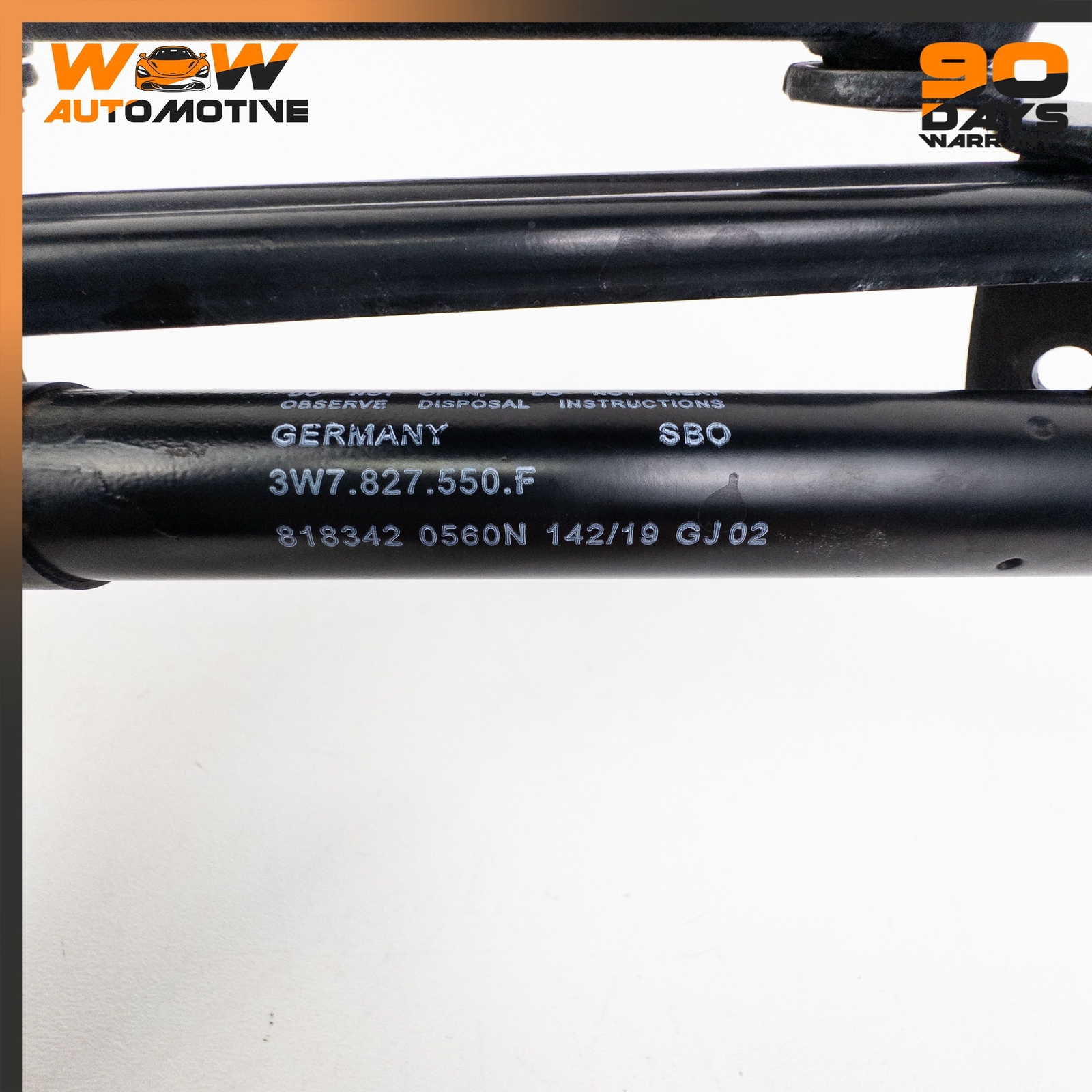 07-13 BENTLEY CONTINENTAL GTC TRUNK LID HINGES LIFT SUPPORT SHOCK ABSORBER OEM