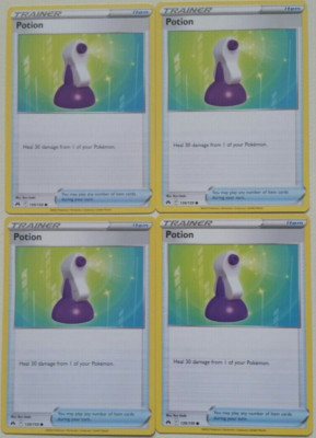 Pokemon - Crown Zenith - 4X Potion - 139/159 - NM/M
