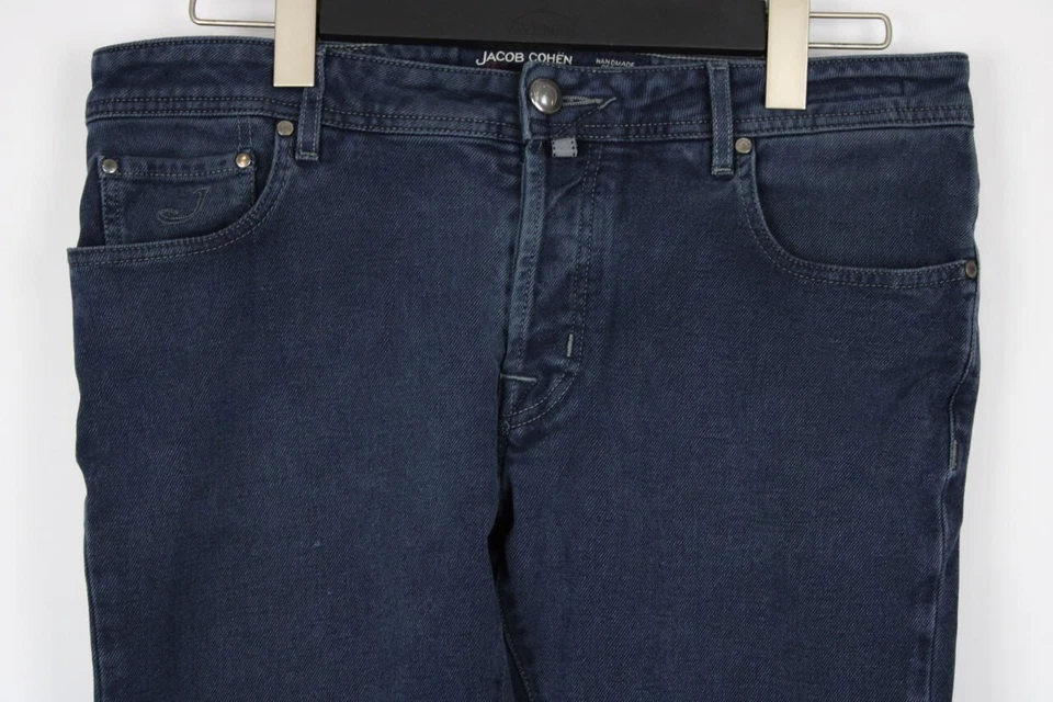 JACOB COHEN J688 COMF Wash Denim Stretch Slim Fit Handmade Tailored Jeans SZ 36 - Image 2 of 4