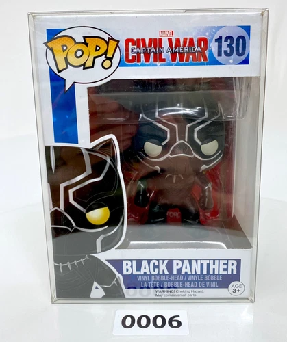 FUNKO POP! Marvel Captain America Civil War BLACK PANTHER # 130 Vinyl Figure