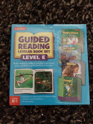 LAKESHORE GUIDED READING SET LEVEL E GRADE K-1 NEW SEALED 