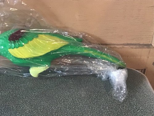 Vintage Union Products Parrot Blow Mold Green 24” - Picture 3 of 11