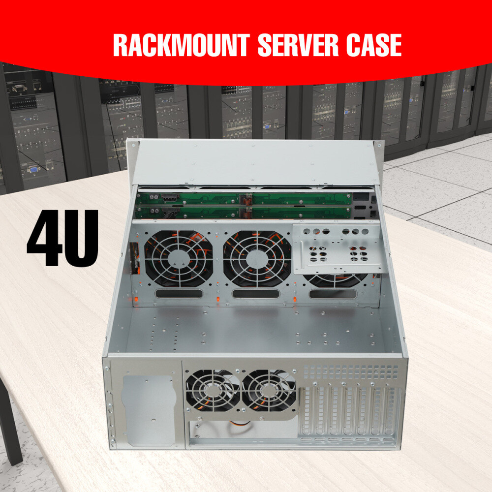 4U Rackmount Server Case w/ 24 HotSwappable SATA/SAS 6G Drive Bays 4U